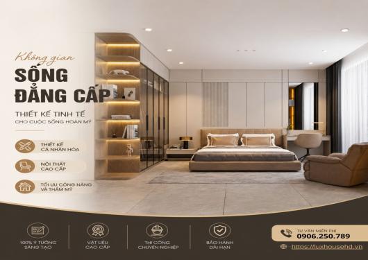 Thiết kế phòng ngủ hiện đại tại Hải Phòng không gian nghỉ ngơi sang trọng, tối ưu công năng