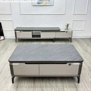 BÀN TRÀ MẶT ĐÁ XÁM LH22